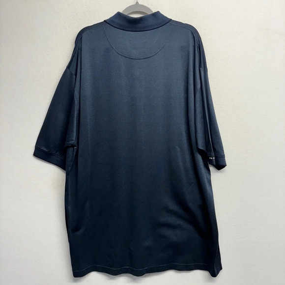 NWT Aureus Jasper Park Lodge Golf Club Bear Embroidered Polo Shirt XXL Navy Blue - Picture 2 of 8